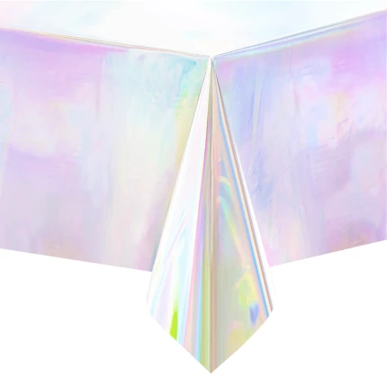 Shiny Rainbow Tablecloth (137x274cm)
