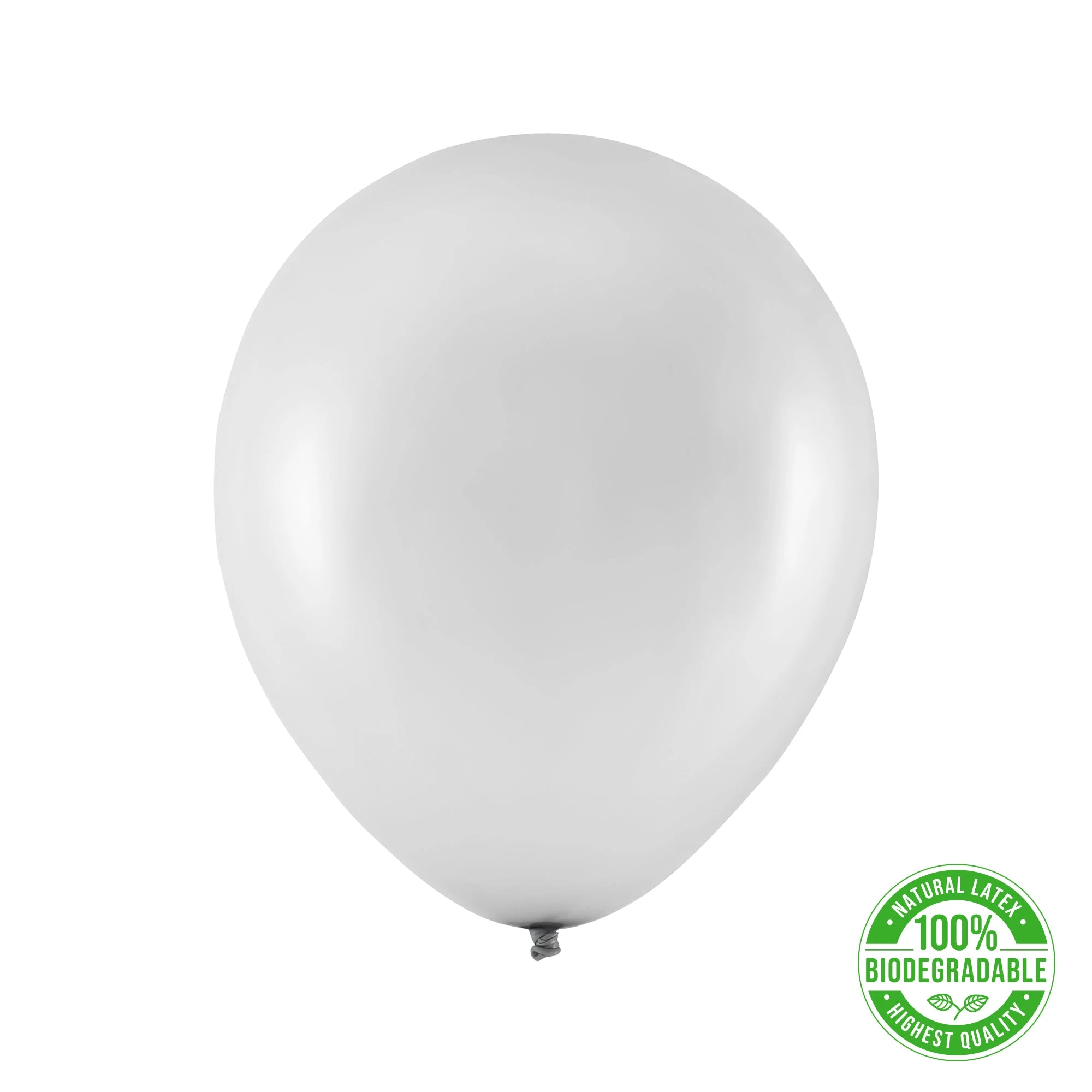 Eco balionas, metalizuotas sidabrinis (30 cm) Eco balionas, metalizuotas sidabrinis (30 cm)