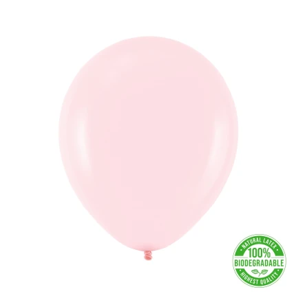 Eco balionas, pastelinės rožinės spalvos (30 cm)