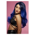 Black and Blue Ombre Wig