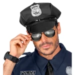 Black Mirrored Police Sunglasses