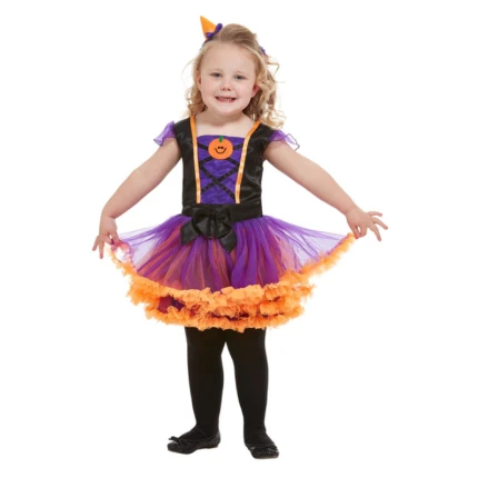 Baby Girl Little Pumpkin Witch Costume