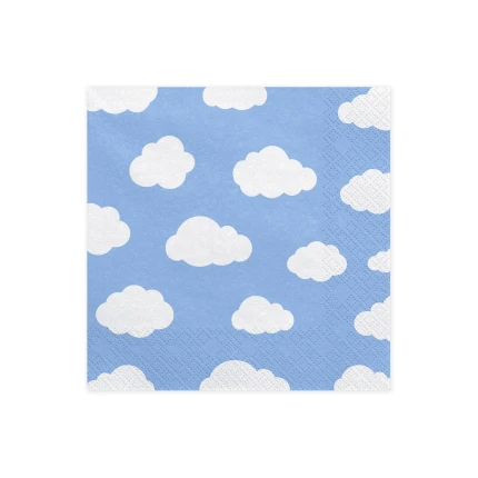 Blue Cloud Napkins (20 pcs / 33x33 cm)