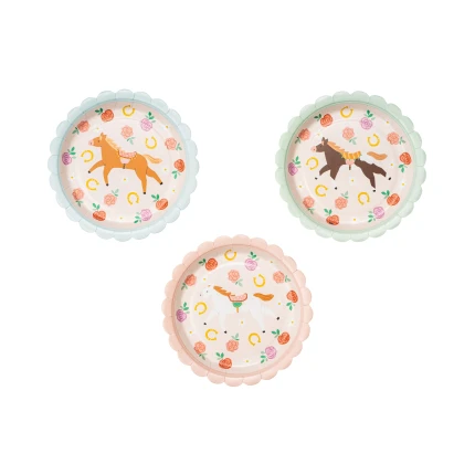 Pony Paper Plates (6 pcs. / 18 cm)