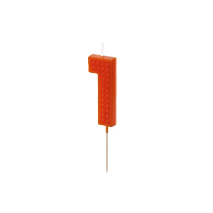 Red Birthday Candle "1"