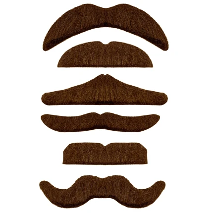 Brown Moustache Set