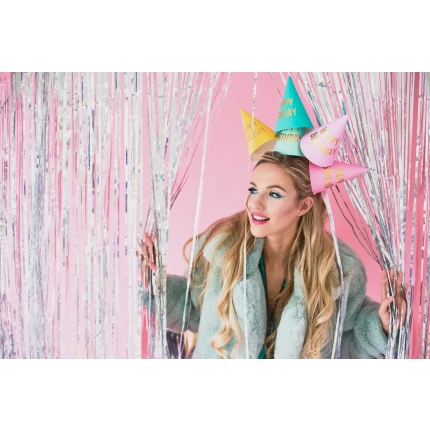Colorful Birthday Party Hats (6 pcs.)