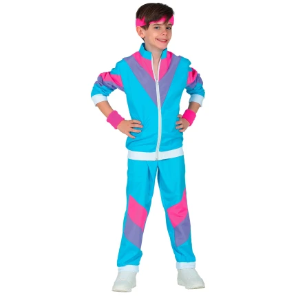 Kids 80s Tracksuit Costume