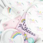 Unicorn Disposable Plates, Large (6 pcs.)
