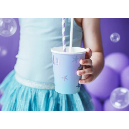 Ocean Shell Disposable Cups (6 pcs. / 220 ml)