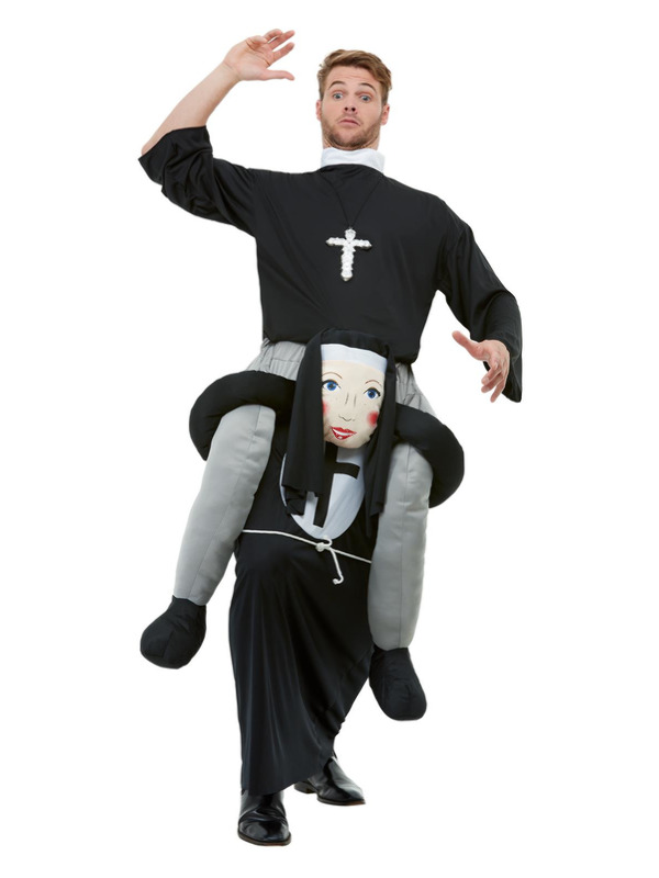 kunigo ant vienuolės kostiumas Asprātīgs mācītāja kostīms - Image 1