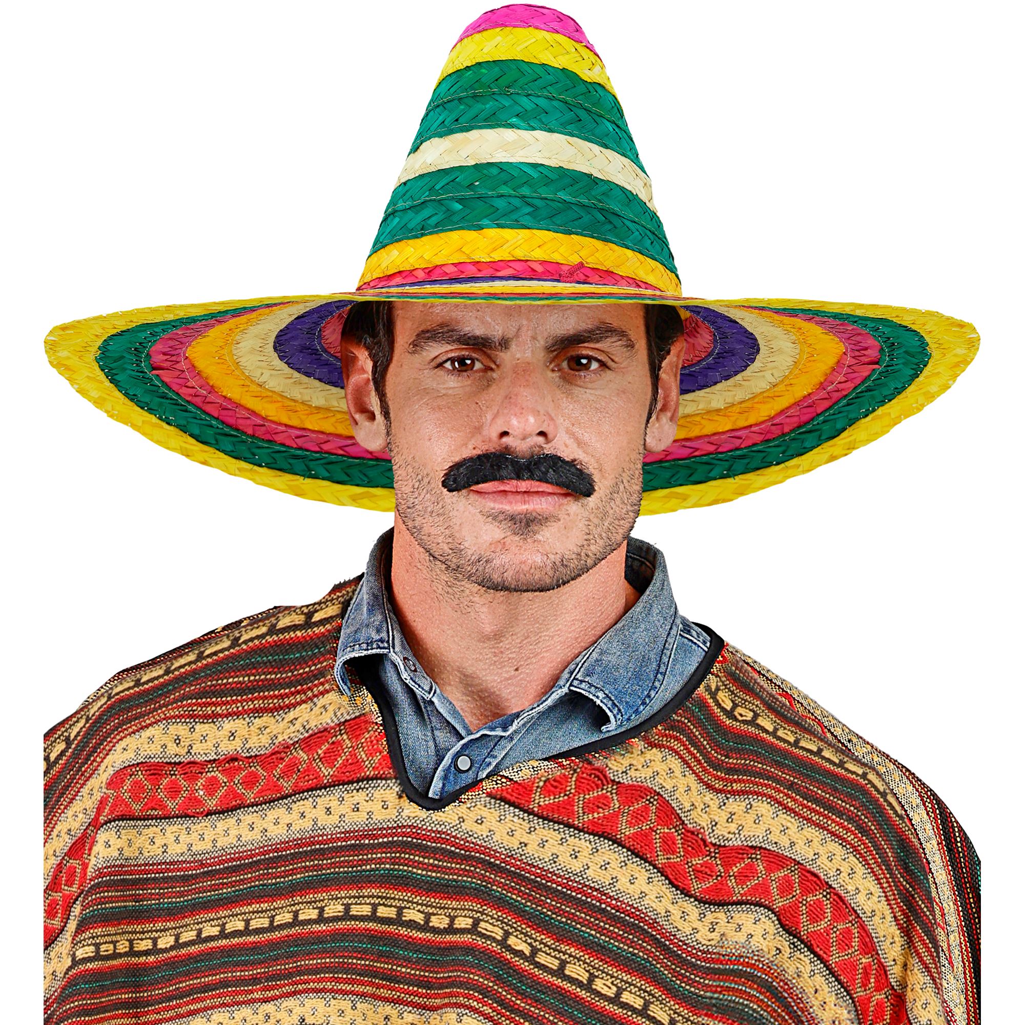 meksikietiška kepurė 1 Krāsains sombrero - Image 1