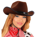 Brown Cowboy Hat - Image 3