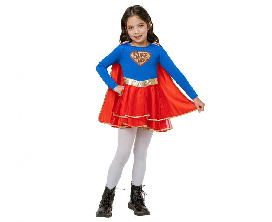 superherojės kostiumas mergaitėms Superheroine Costume for Girls - Image 1