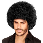 Melna afro parūka