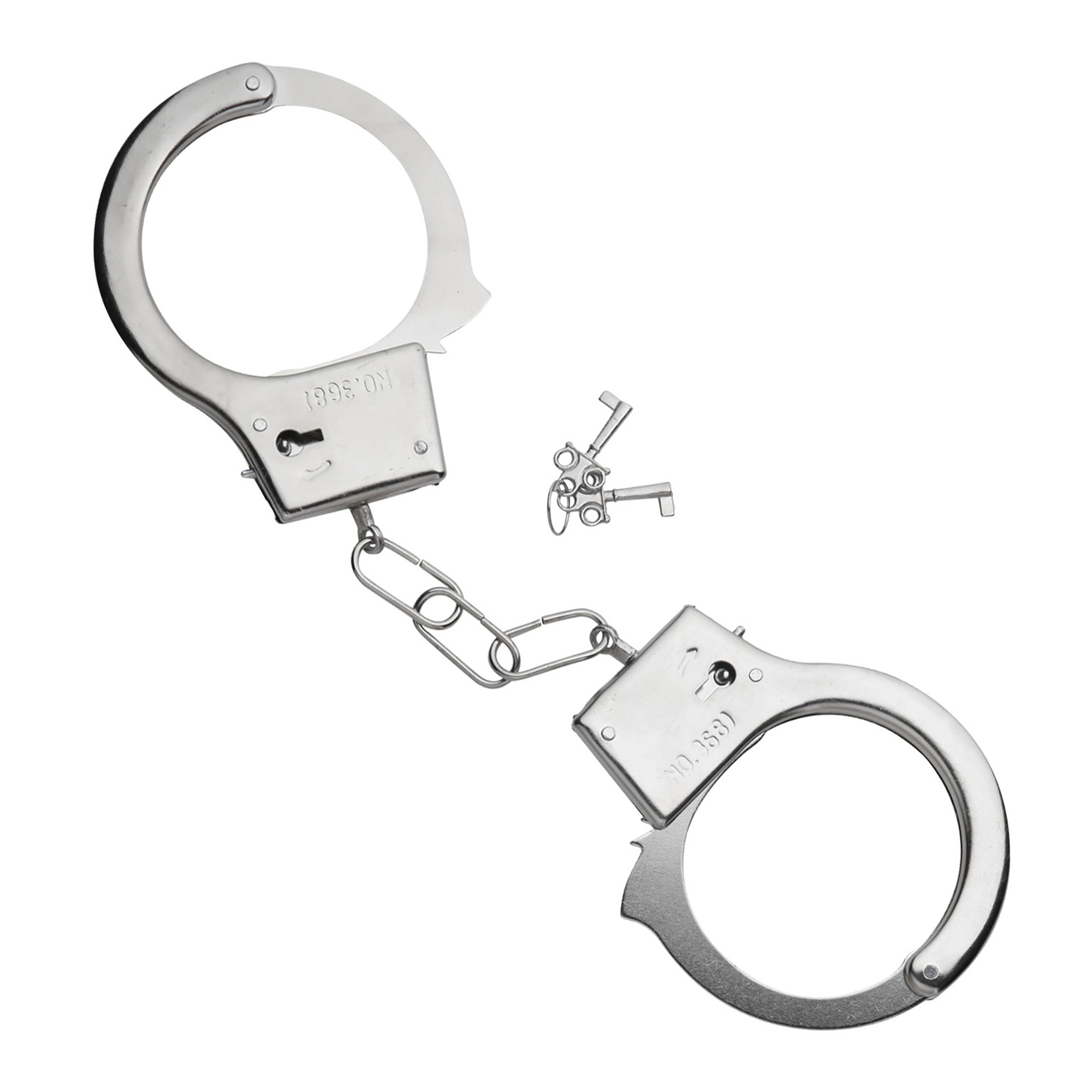 netikri antrankiai Silver Handcuffs - Image 1