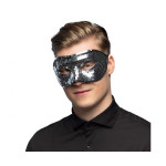Silver Disco Masquerade Mask - Image 2