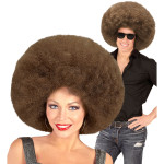 Large Brown Afro Wig - Image 2
