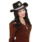 Black Sheriff Hat - Image 3