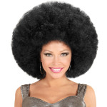 Large Black Afro Wig - Image 2