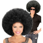 Large Black Afro Wig - Image 3