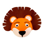 Kids' Lion Mask