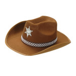 Brown Sheriff Hat