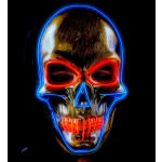 LED Skeleton Mask, Blue
