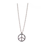 Hippie Peace Sign Necklace