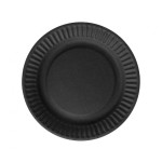 Black Disposable Plates