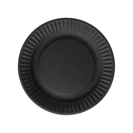 Black Disposable Plates