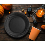 Black Disposable Plates - Image 2