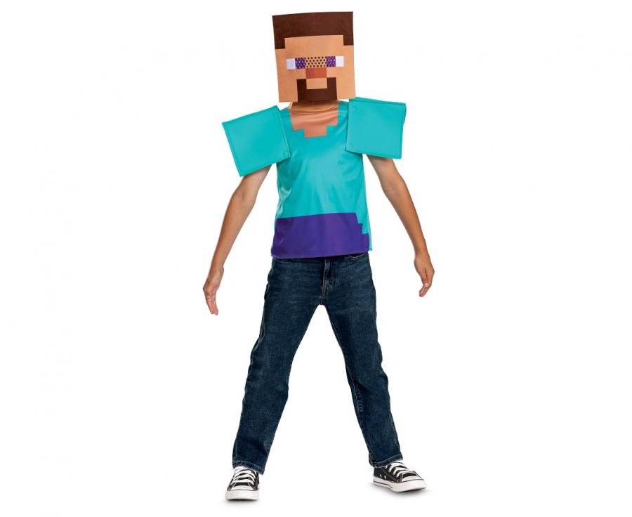 minecraft kostiumas Minecraft Steve Costume for Kids - Image 1