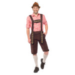 Brūni garāki bavāriešu šorti Lederhose