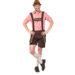 Brown Bavarian Lederhosen Shorts