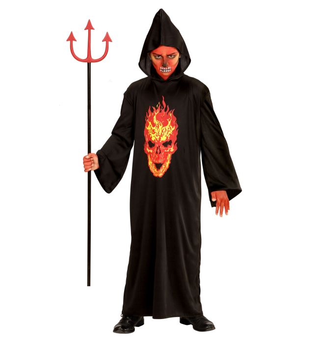 vaikiškas kostiuas helovynui demonas Bērnu dēmona apmetnis - Image 1