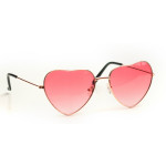 Pink Heart-Shaped Glasses