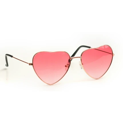 Pink Heart-Shaped Glasses