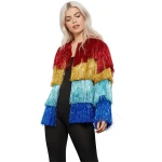 Colourful Fringe Jacket