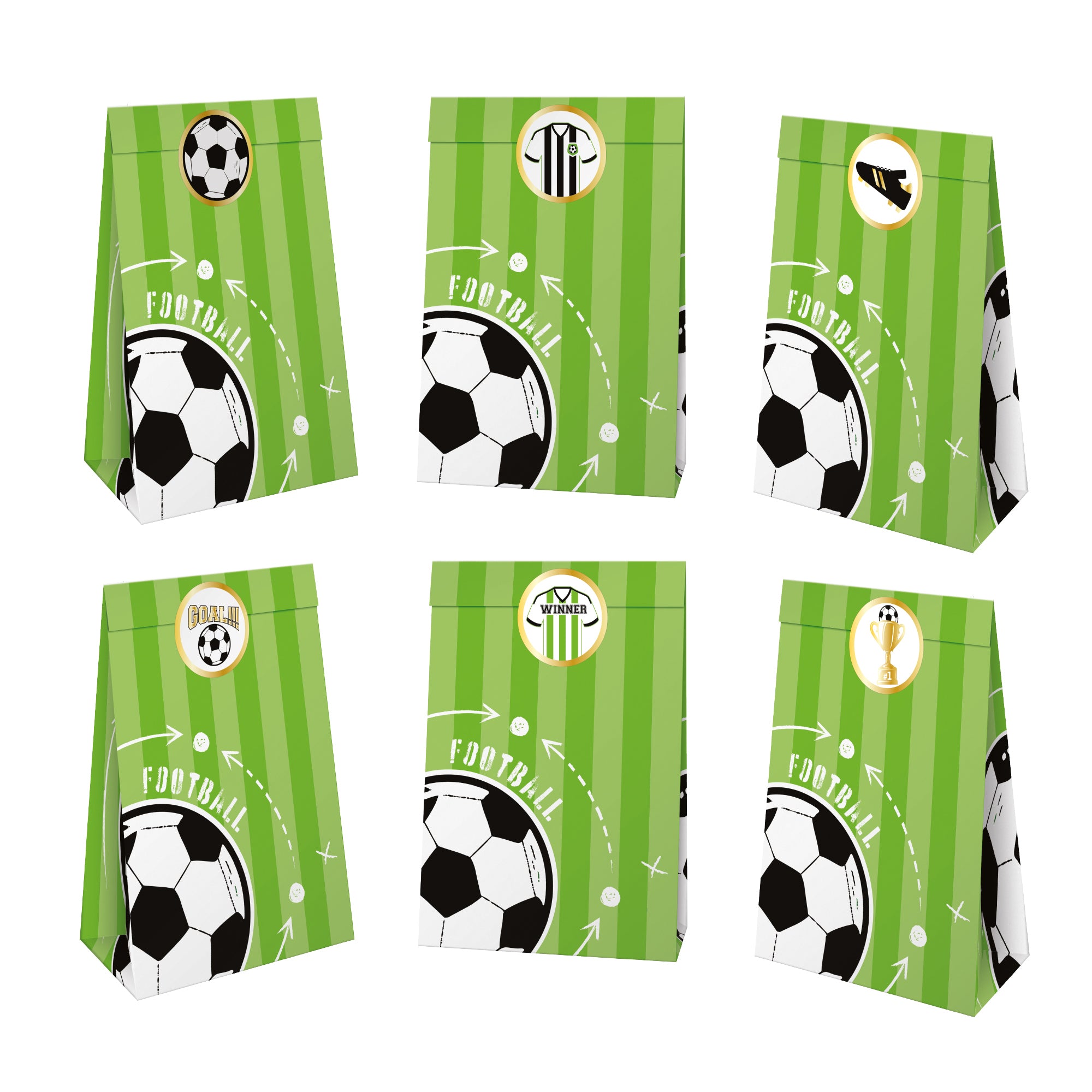 dovanų maišeliai Dzimšanas dienas dāvanu maisiņi viesiem Futbols - Image 1