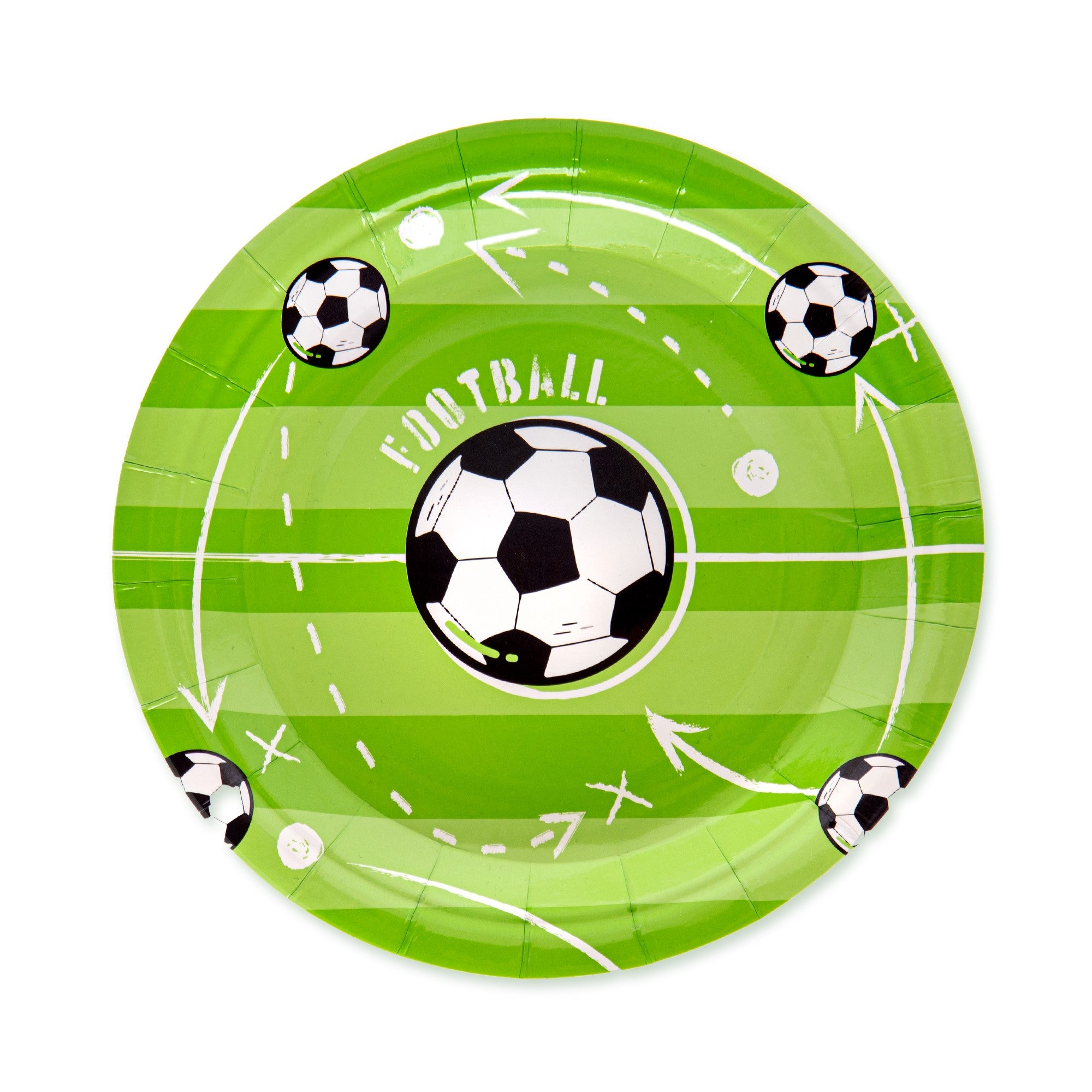 lėkštutės futbolo temos gimtadieniui Football Party Plates - Image 1