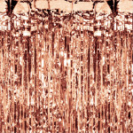Rozā zelta aizkars (100x200cm)