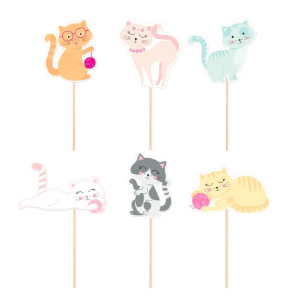 Kitten Cake & Cupcake Toppers