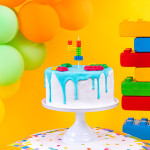 Lego Birthday Candle "4" - Image 3