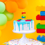 Lego Birthday Candle "6" - Image 2