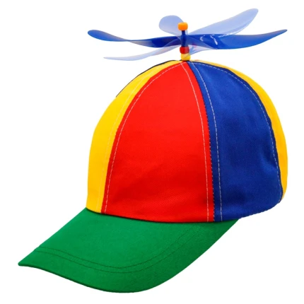 Colorful Cap with Propeller