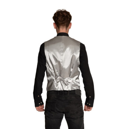 Sidabrinė liemenė su peteliške, vaizdas iš nugaros