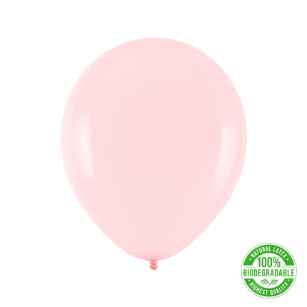 Eco balionas, šviesiai rožinis (30 cm)