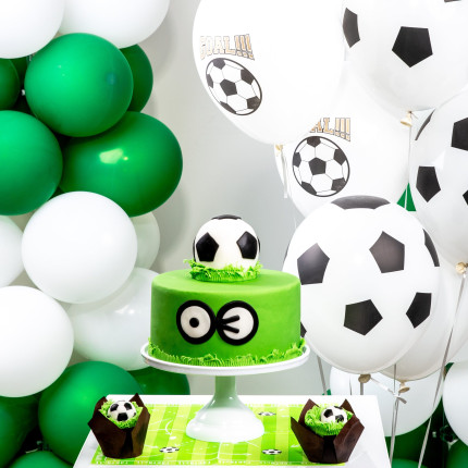 Eco balionų rinkinys Futbolas (6 vnt.)