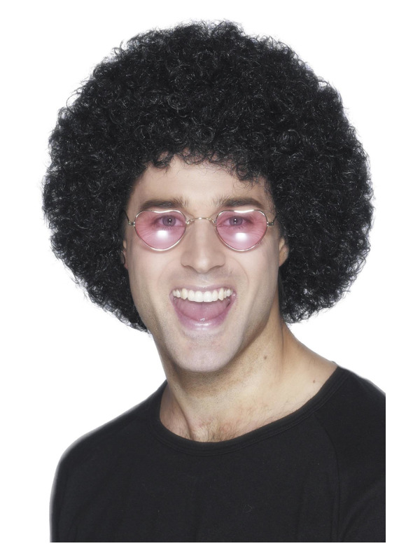 Juodas afro perukas Juodas afro perukas